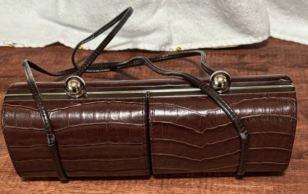 Ladies Aldo Pencil Purse Maroon